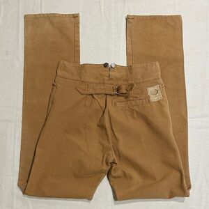 Vintage WAH Maker Frontier buckle back pants